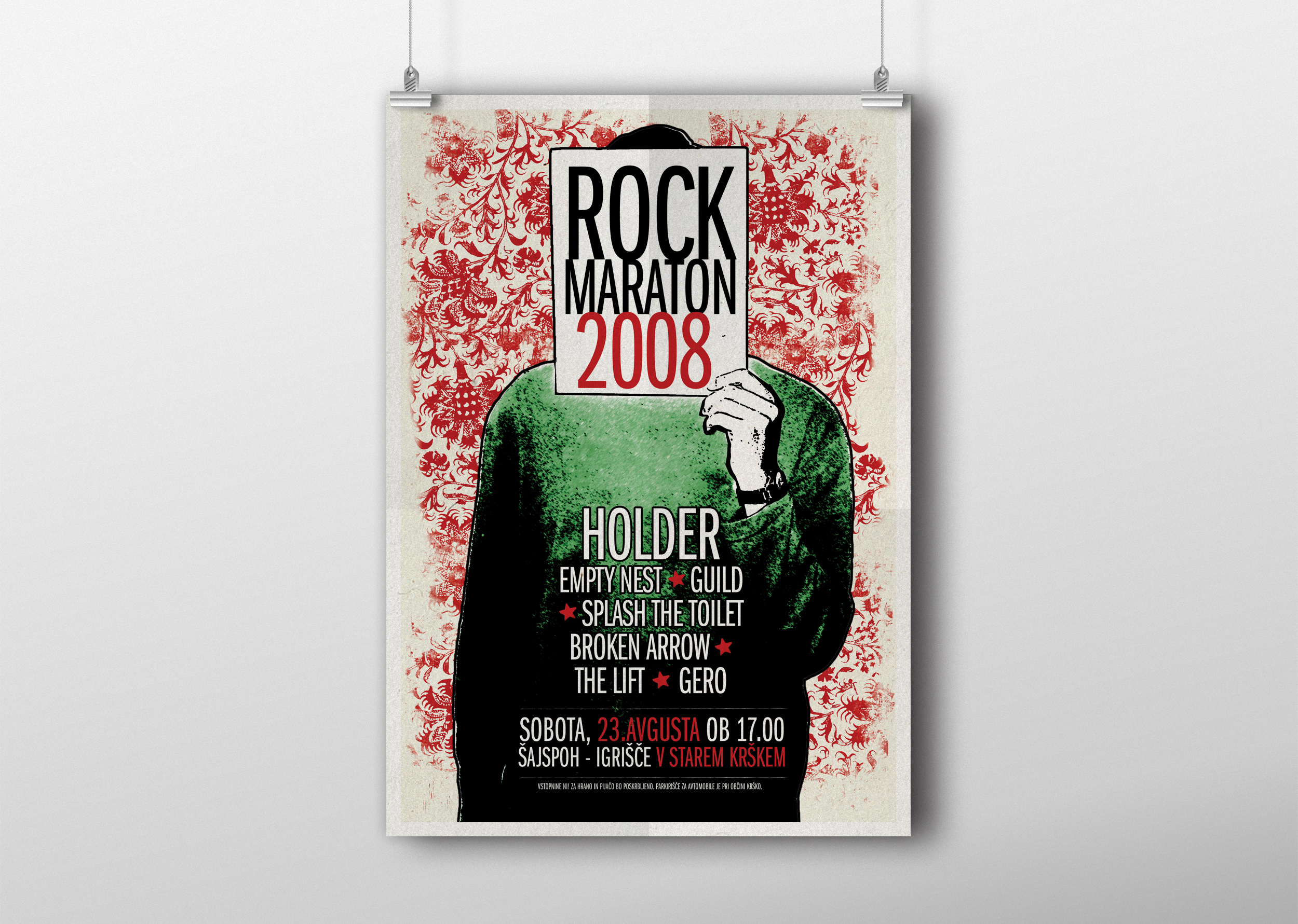 Rock maraton - plakat